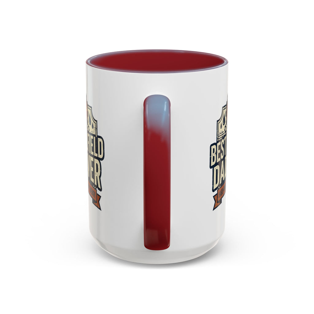 Best Oilfield Dad Ever Accent Mug | Coffee Mug, 11oz or 15oz