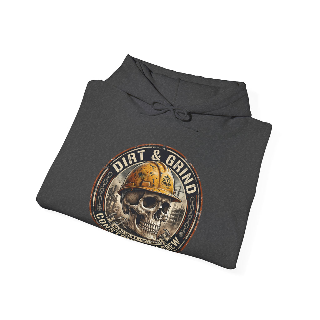 Dirt & Grind Skull Construction Crew Hoodie