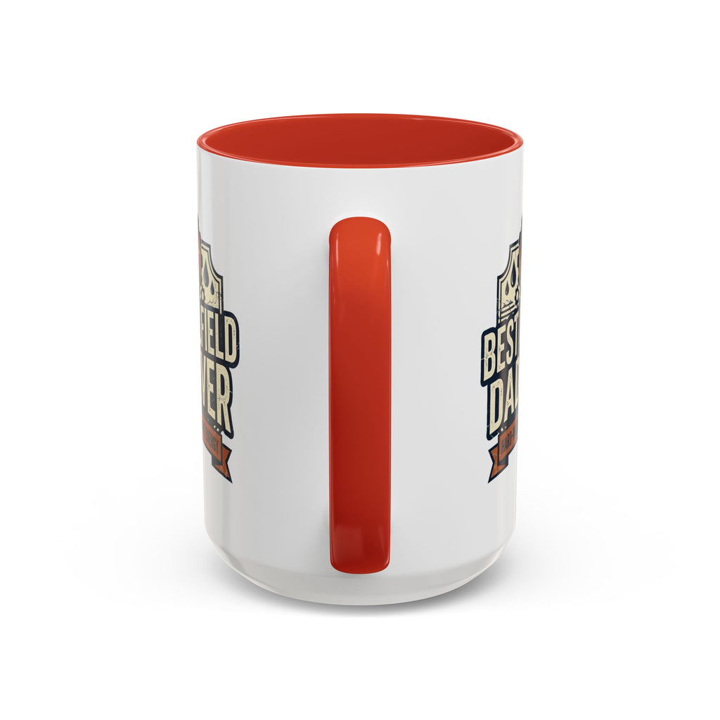 Best Oilfield Dad Ever Accent Mug | Coffee Mug, 11oz or 15oz
