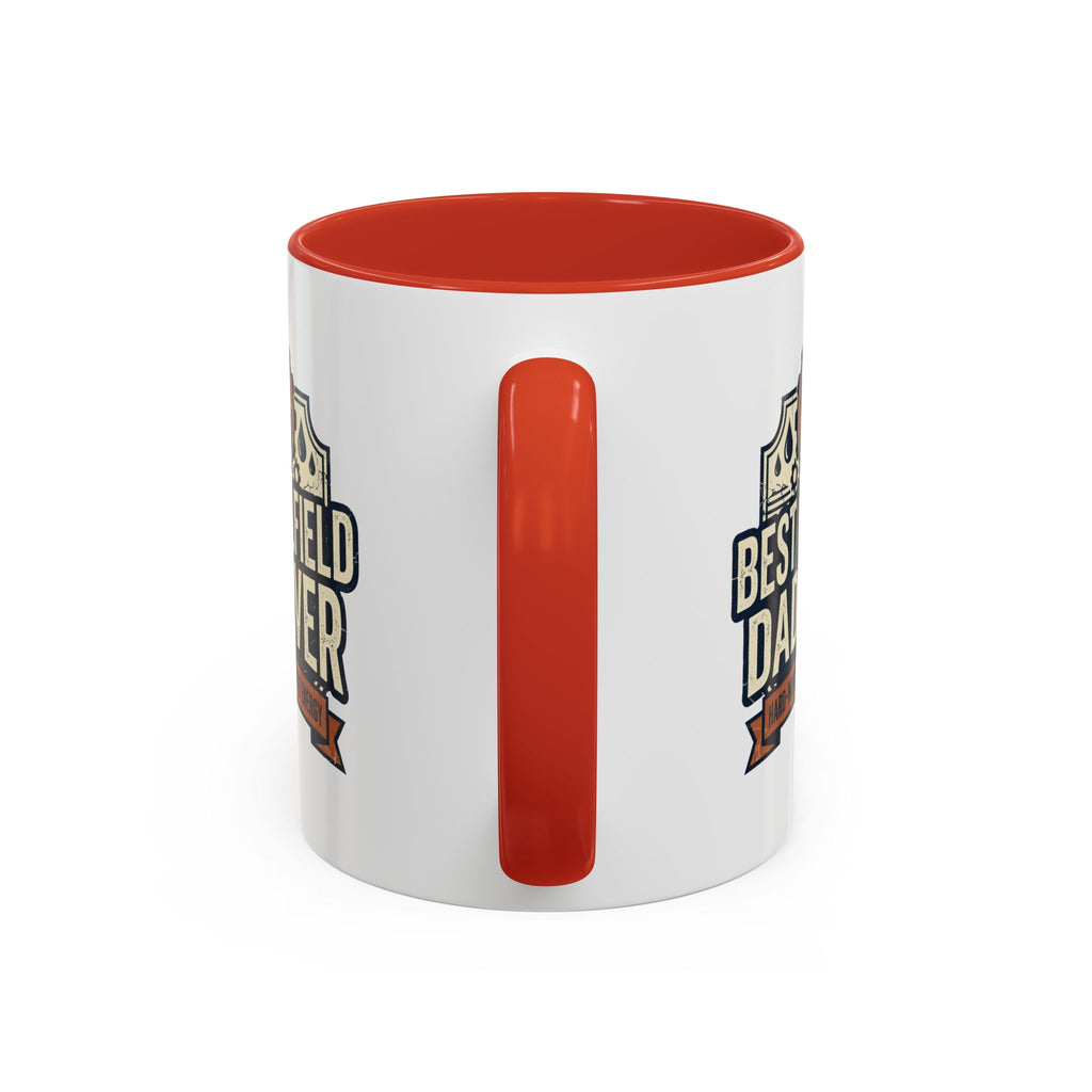 Best Oilfield Dad Ever Accent Mug | Coffee Mug, 11oz or 15oz