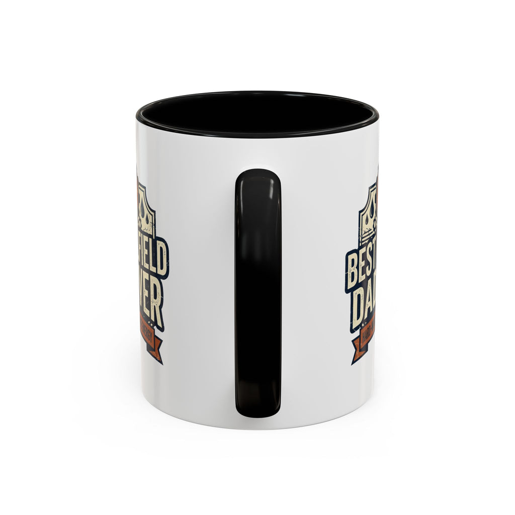 Best Oilfield Dad Ever Accent Mug | Coffee Mug, 11oz or 15oz