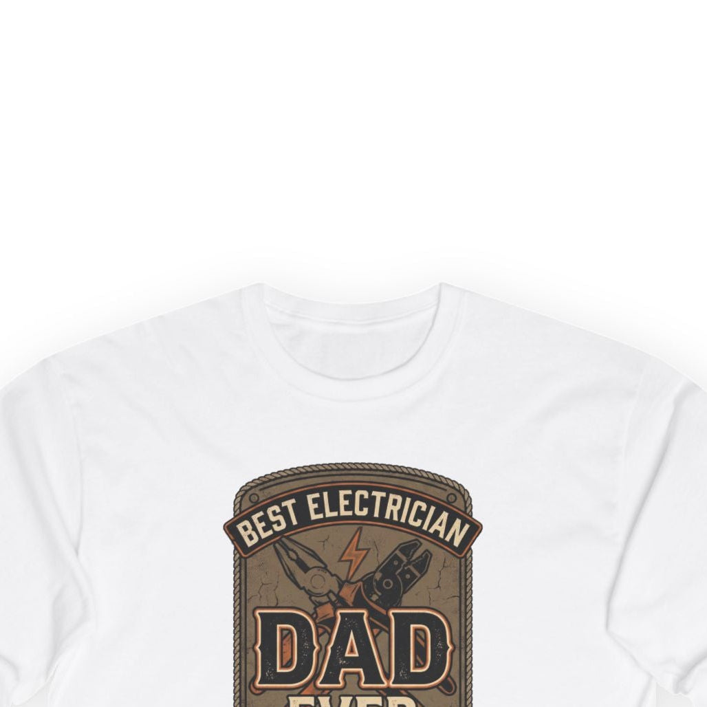 White sweatshirt with a graphic design on a white background