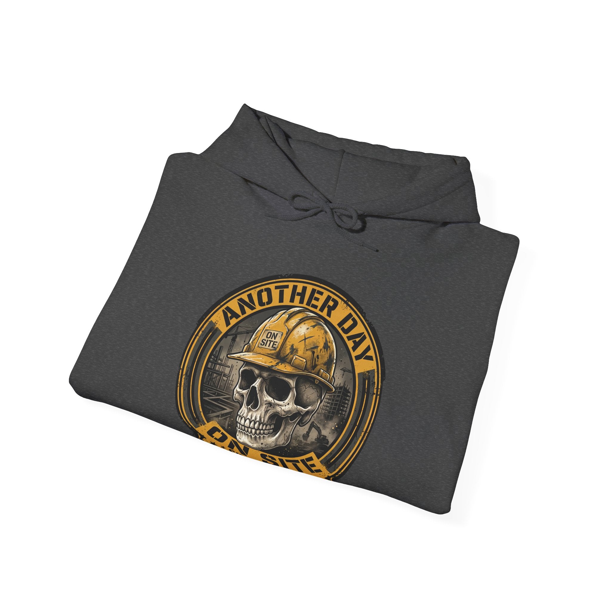 Construction Skull Helmet graphic Hoodie | Another Day On Site