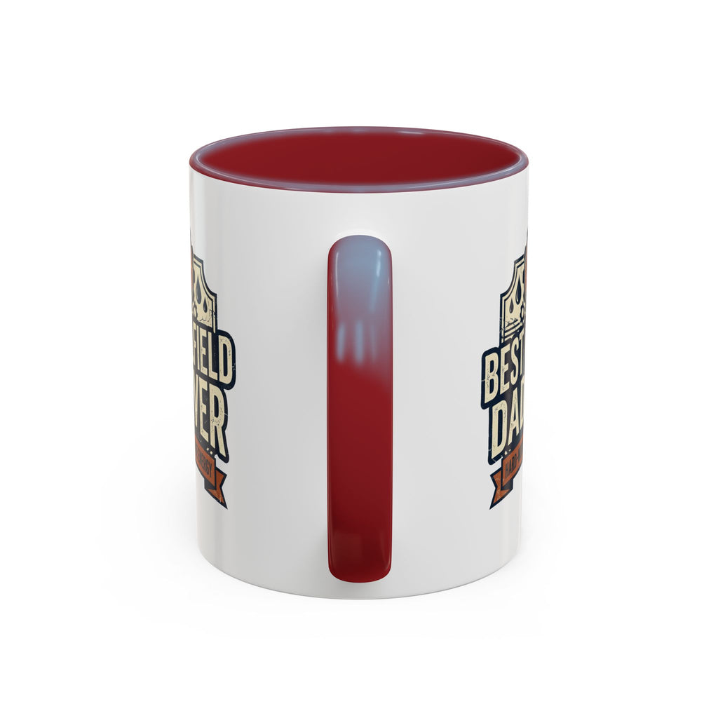 Best Oilfield Dad Ever Accent Mug | Coffee Mug, 11oz or 15oz