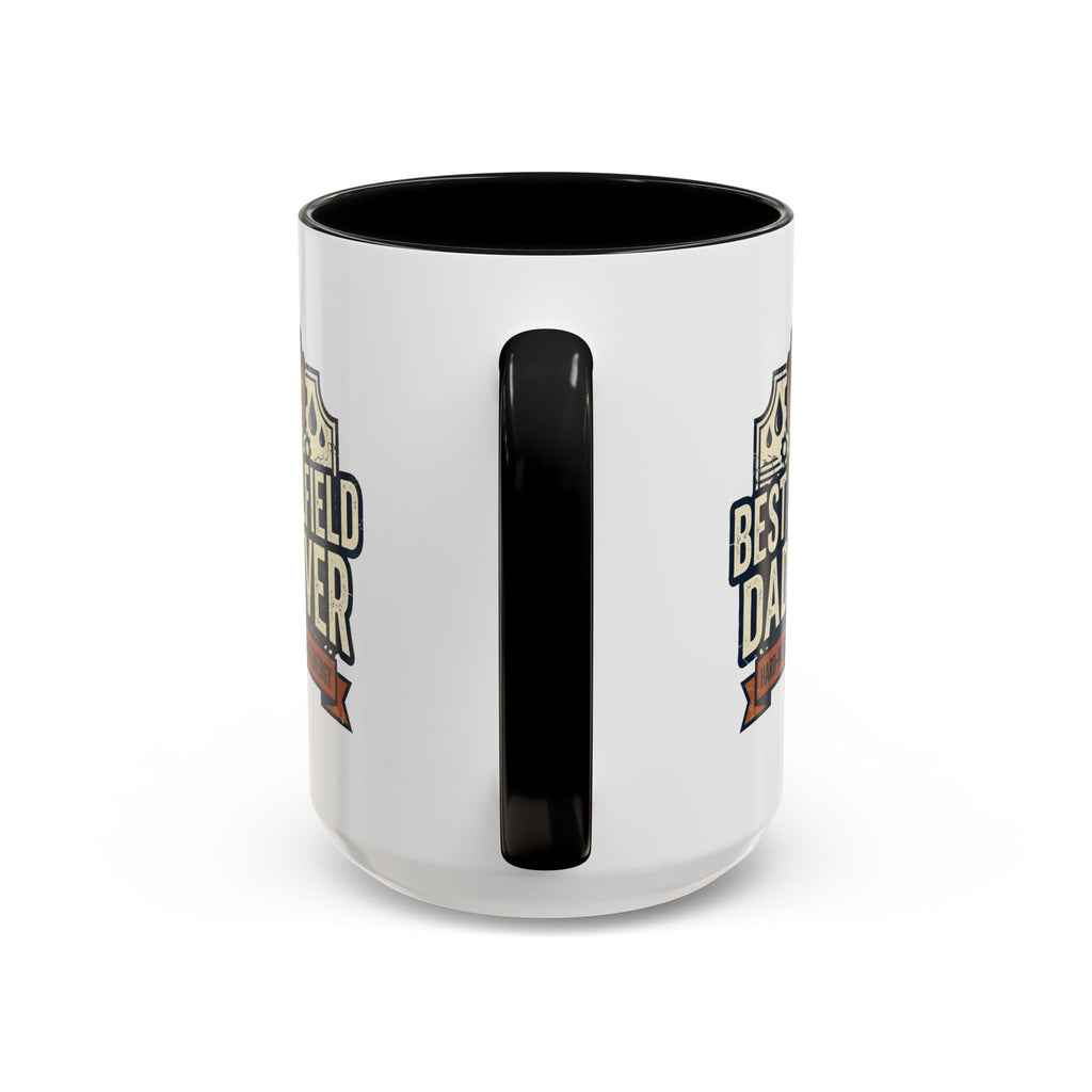 Best Oilfield Dad Ever Accent Mug | Coffee Mug, 11oz or 15oz