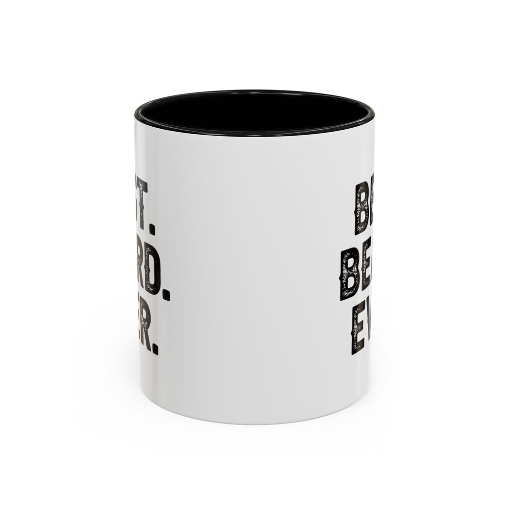 Best. Beard. Ever. Accent Coffee Mug | 11oz or 15oz, Black or Red Handle