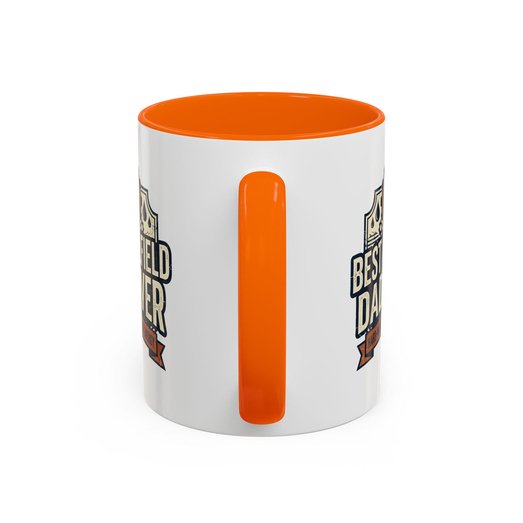 Best Oilfield Dad Ever Accent Mug | Coffee Mug, 11oz or 15oz