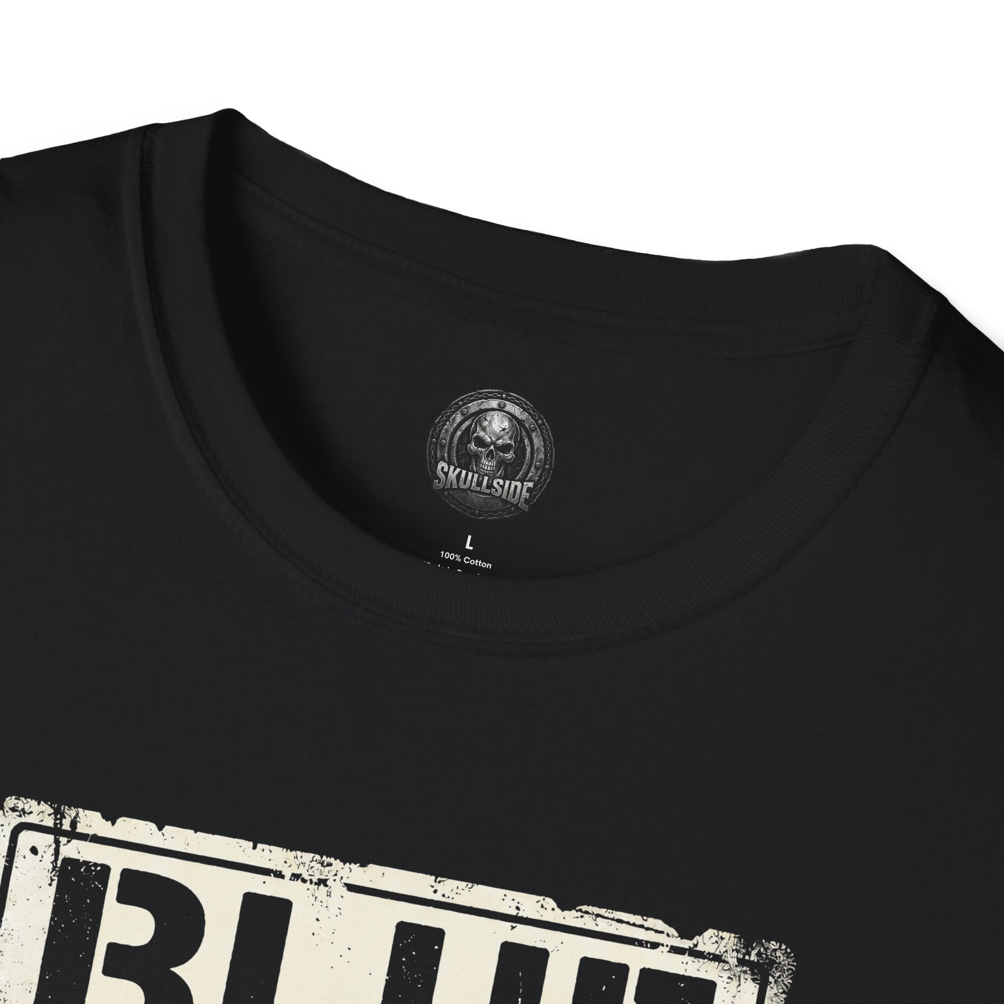 Blue Collar Strong Skull crewneck T-Shirt