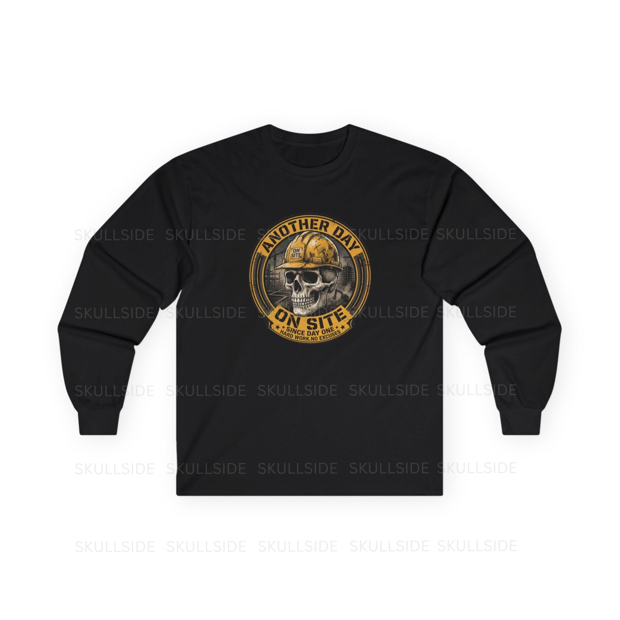 Another Day On Site Skull - Long Sleeve Tee