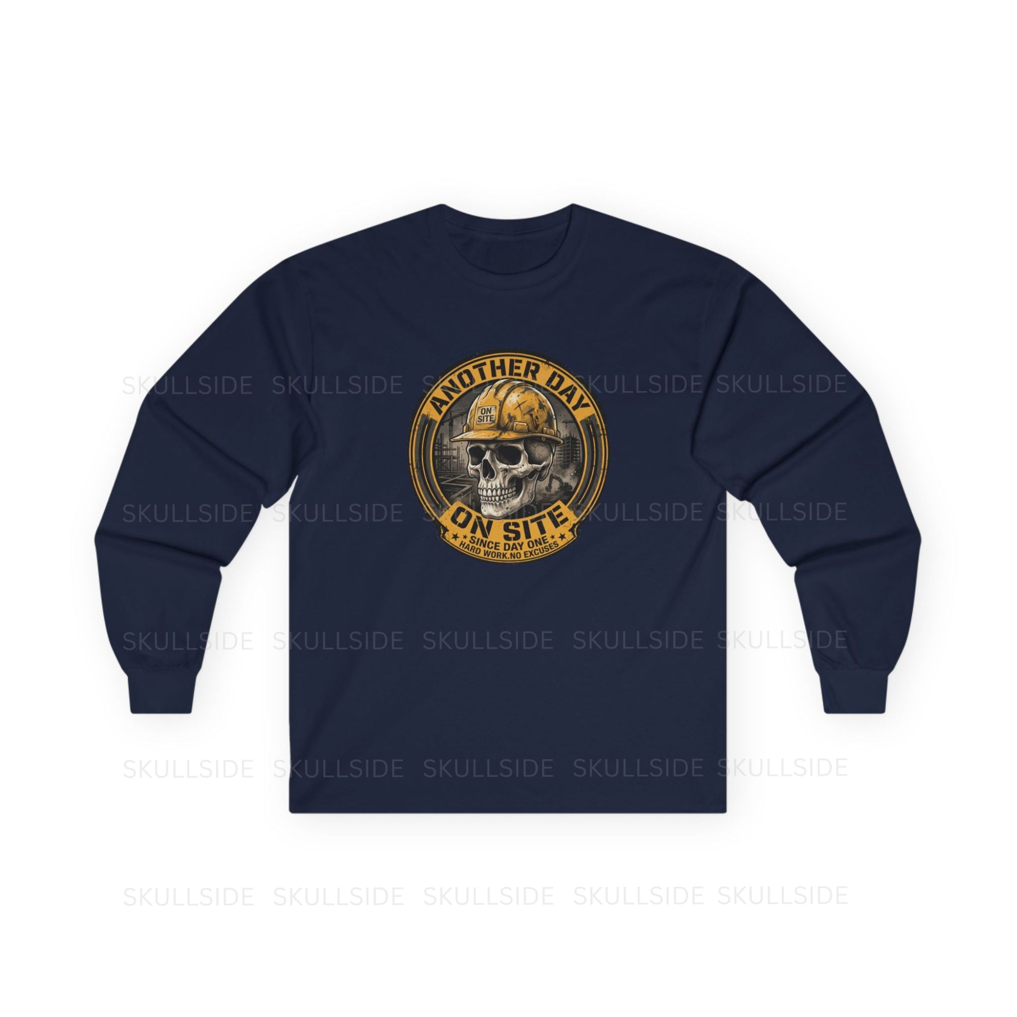 Another Day On Site Skull - Long Sleeve Tee